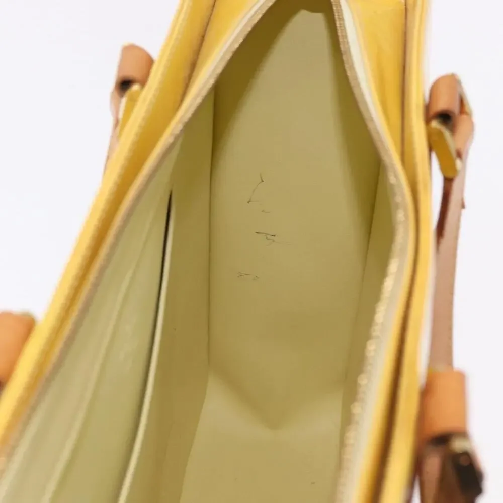 Louis Vuitton Monogram Vernis Columbus Tote Yellow